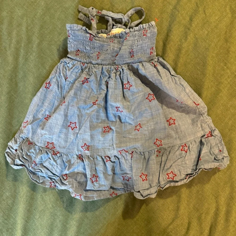 Girl’s 18 month Denim Chambray 3 piece lot Dresses Romper Carter’s - Cat & Jack‎